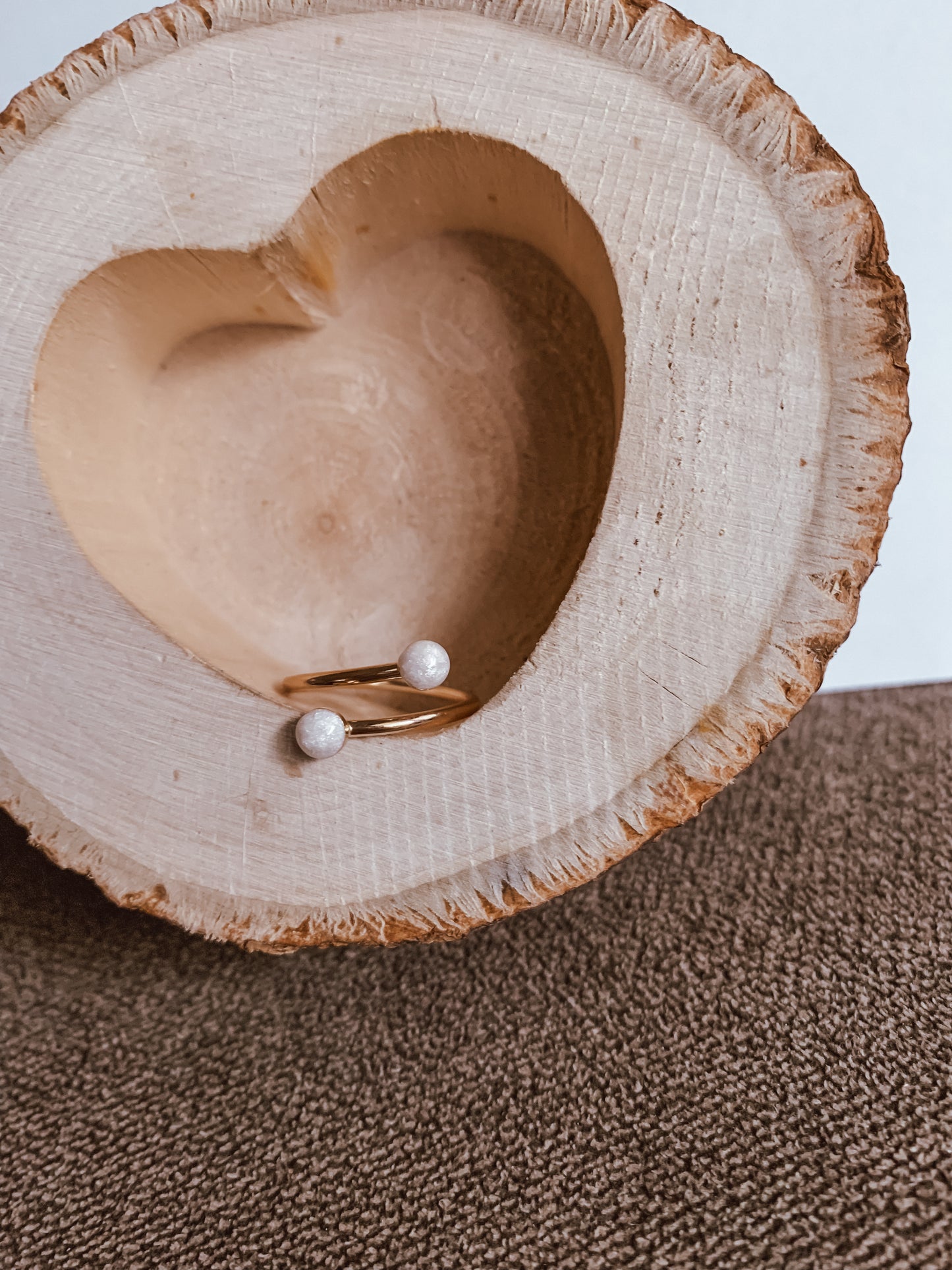 Gold Filled Double Stone Ring